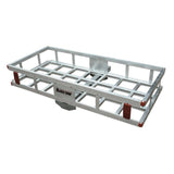 Ultra-Tow Aluminum Hitch Cargo Carrier | 500-Lb. Cap | Silver | 49-In. X 22.5-In. x 8-In.H - Ultra-Tow