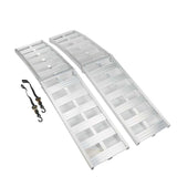 Ultra-Tow Bi-Fold Arched Aluminum Loading Ramp Set | 3000-Lb. Cap | 8ft.L - Ultra-Tow