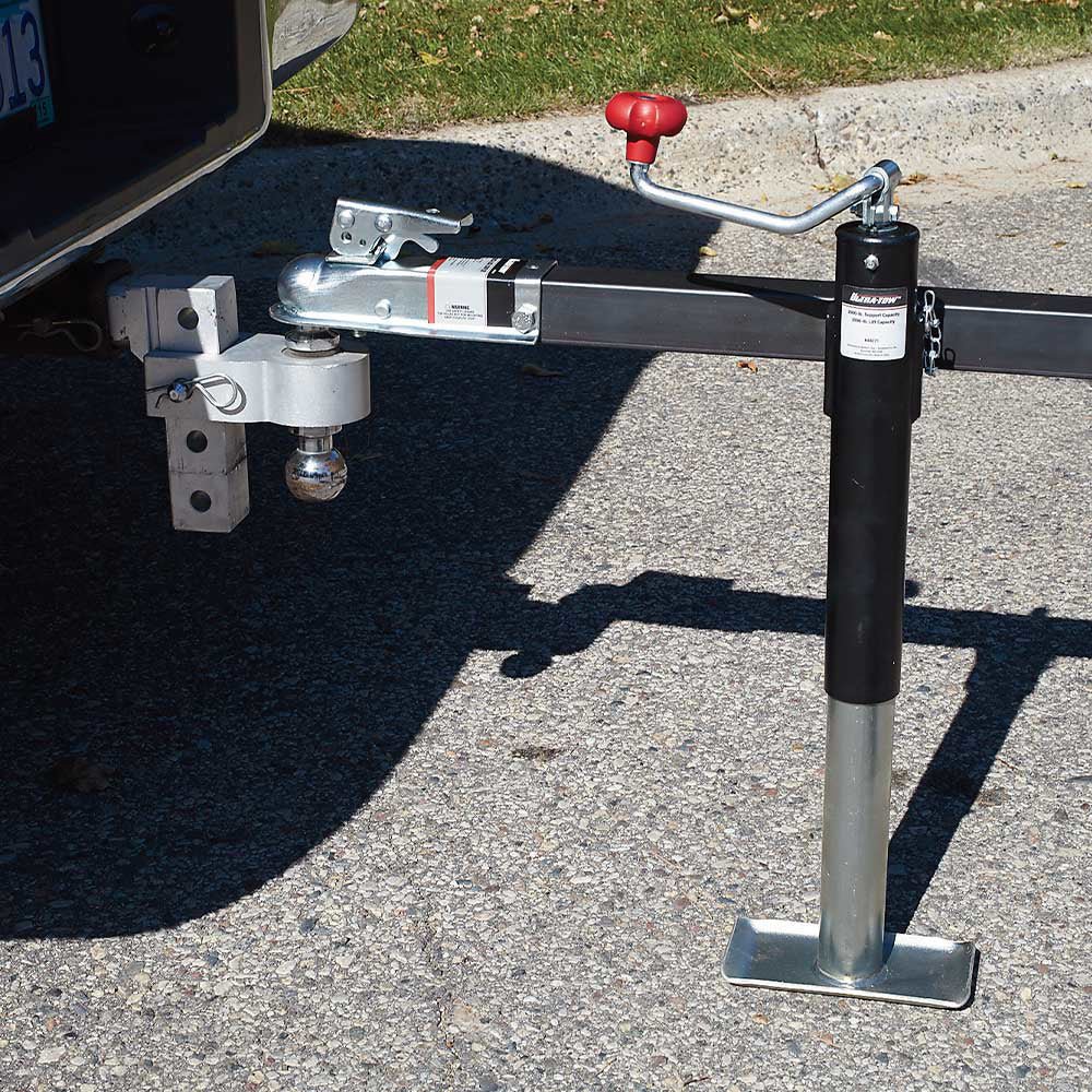 Ultra-Tow Topwind Round Tube-Mount Jack | 2000-Lb. Lift Cap - Ultra-Tow