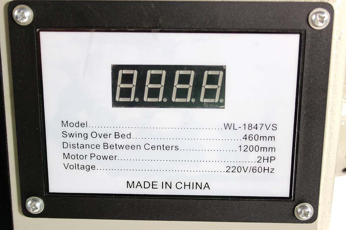 Variable Speed Wood Lathe Wl-1847Vs - Baileigh