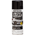 Vinyl Wrap - 6 Pack 352724 Rust-Oleum Black