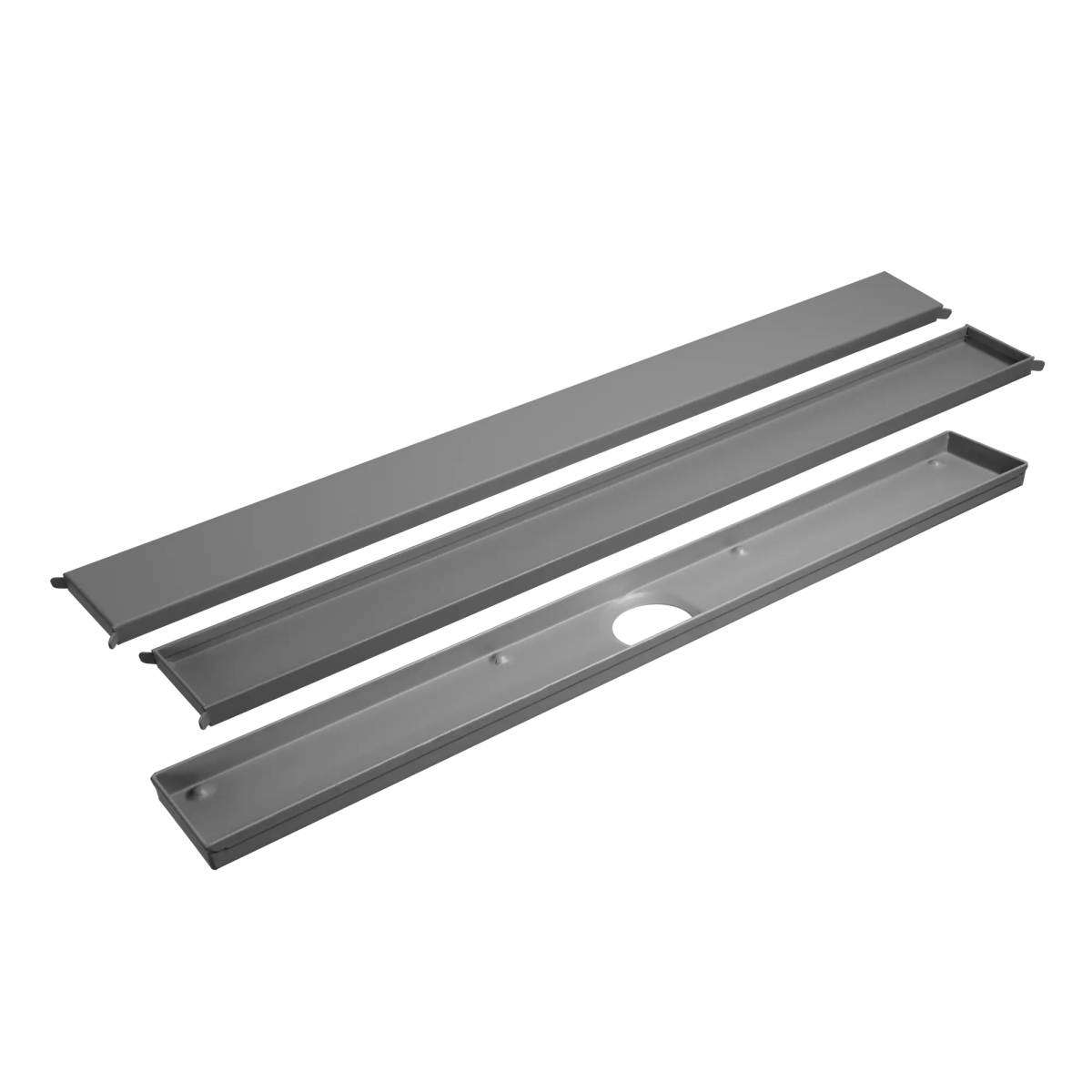 VLMDC Drain Channel and Design Grate Doubleface 60 CM - Dural