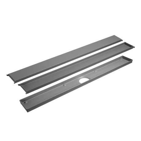 VLMDC Drain Channel and Design Grate Doubleface 60 CM - Dural