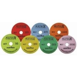 Weha 4" Matrix Diamond Polishing Pads - Weha