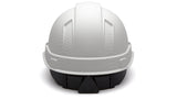 White Ridgeline Cap Style Hard Hat - Matte Finish - Box of 10 - Pyramex