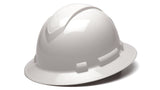 White Ridgeline Full Brim Hard Hat - Box of 10 - Pyramex