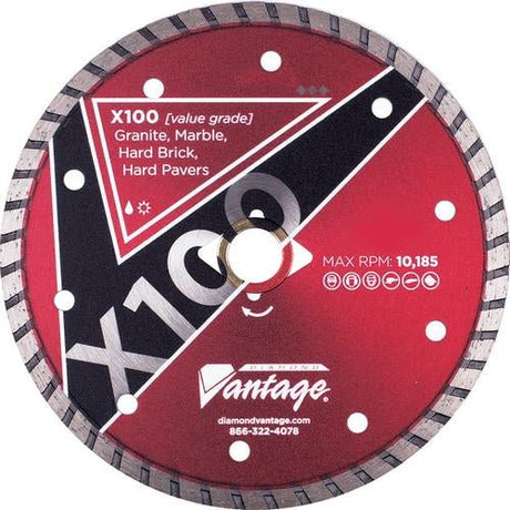 X100 Heavy Duty, Turbo Rim Blade 5" - Diamond Vantage