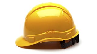 Yellow Hard Hat - Ridgeline Cap (Box of 10) - Pyramex