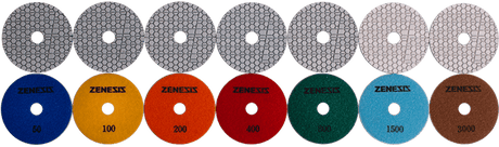 Zenesis™ Hybrid White Resin Polishing Pads - Zenesis