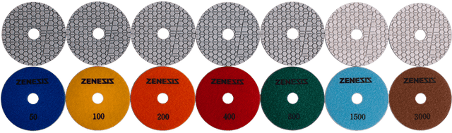 Zenesis™ Hybrid White Resin Polishing Pads - Zenesis